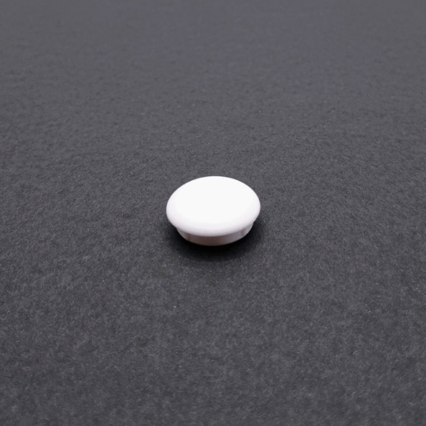 Copriforo per Barilotto senza bordo modello Trio Bianco d.14xd.16 h.3